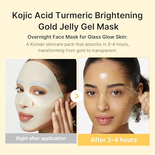 medicube Kojic Acid Turmeric Brightening Gold Jelly Gel Mask