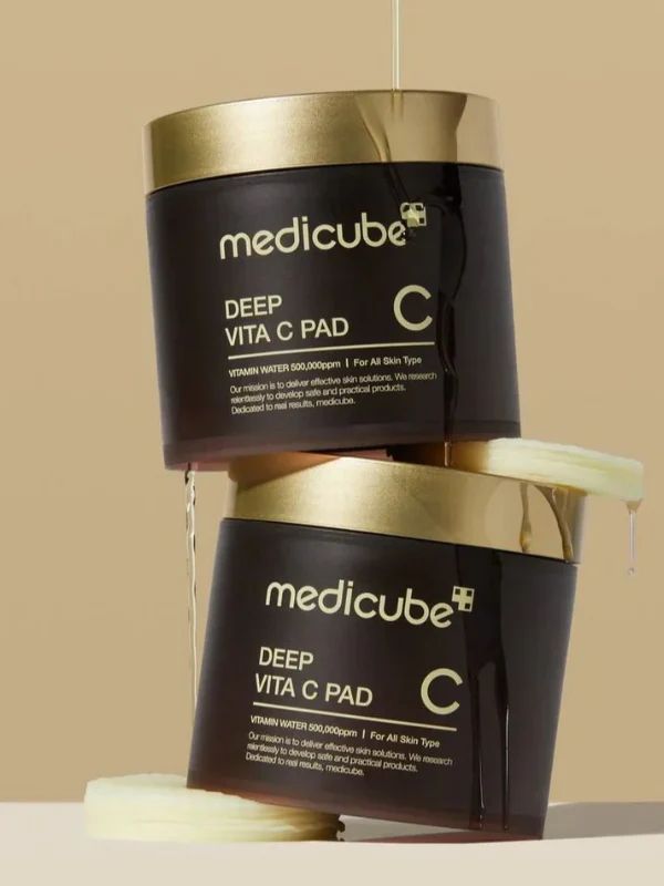 Medicube Deep Vita C Facial Pads, Vitamin C Toner Pads, 70 sheets