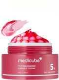medicube Capsule Cream with TXA + Niacinamide | Dual Radiance Moisturizer Ideal for Use After Spot Care, Uneven Skin Tone & Texture & Hydration | 99% Pure Tranexamic Acid | Korean Skincare, 1.94 oz
