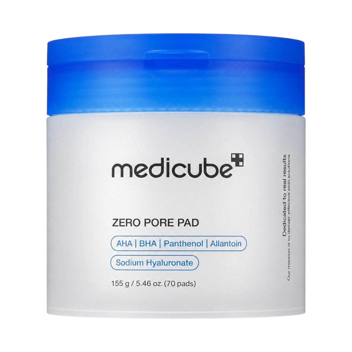 Medicube Zero Pore Pads 2.0 - Dual-Textured Facial Toner Pads for Exfoliation and Minimizing Pores with 4.5% AHA Lactic Acid & 0.45% BHA Salicylic Acid - Ideal for All Skin Types - Korean Skin Care